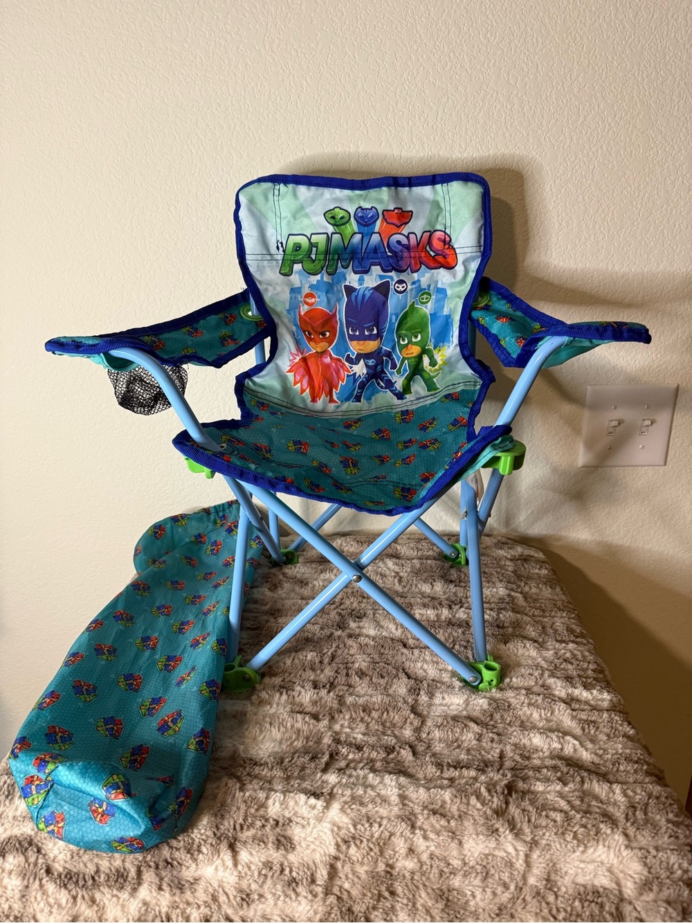 PJ Masks Kids Folding Chair - Teal & Blue